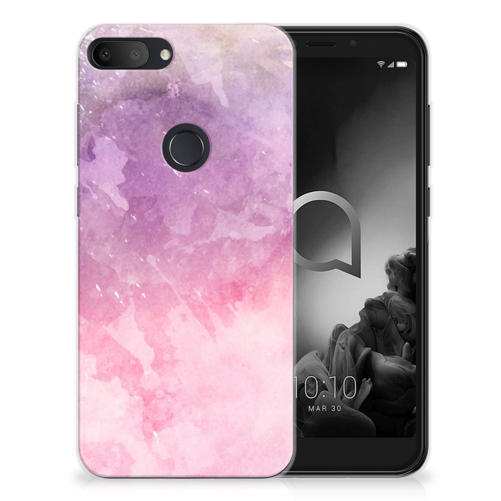 Hoesje maken Alcatel 1S (2019) Pink Purple Paint