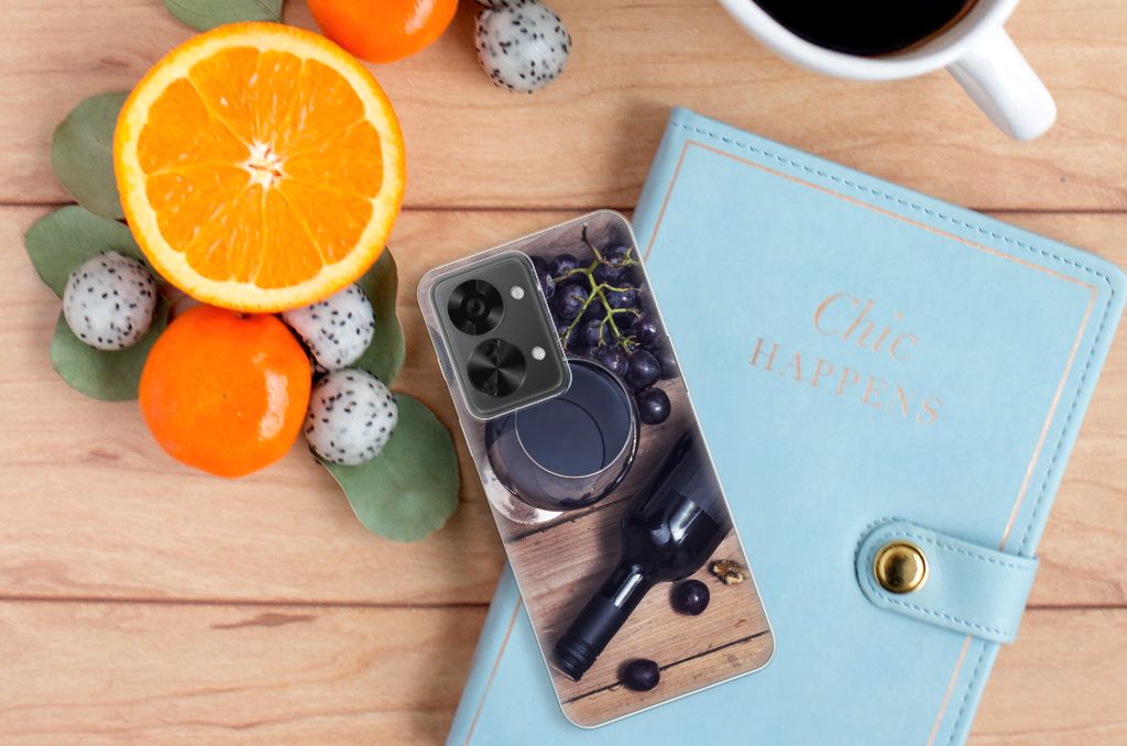 OnePlus Nord 2T Siliconen Case Wijn B2C Telecom
