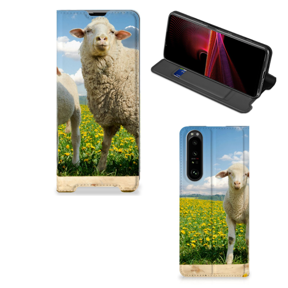 Sony Xperia 1 III Hoesje maken Schaap en Lammetje - B2C Telecom