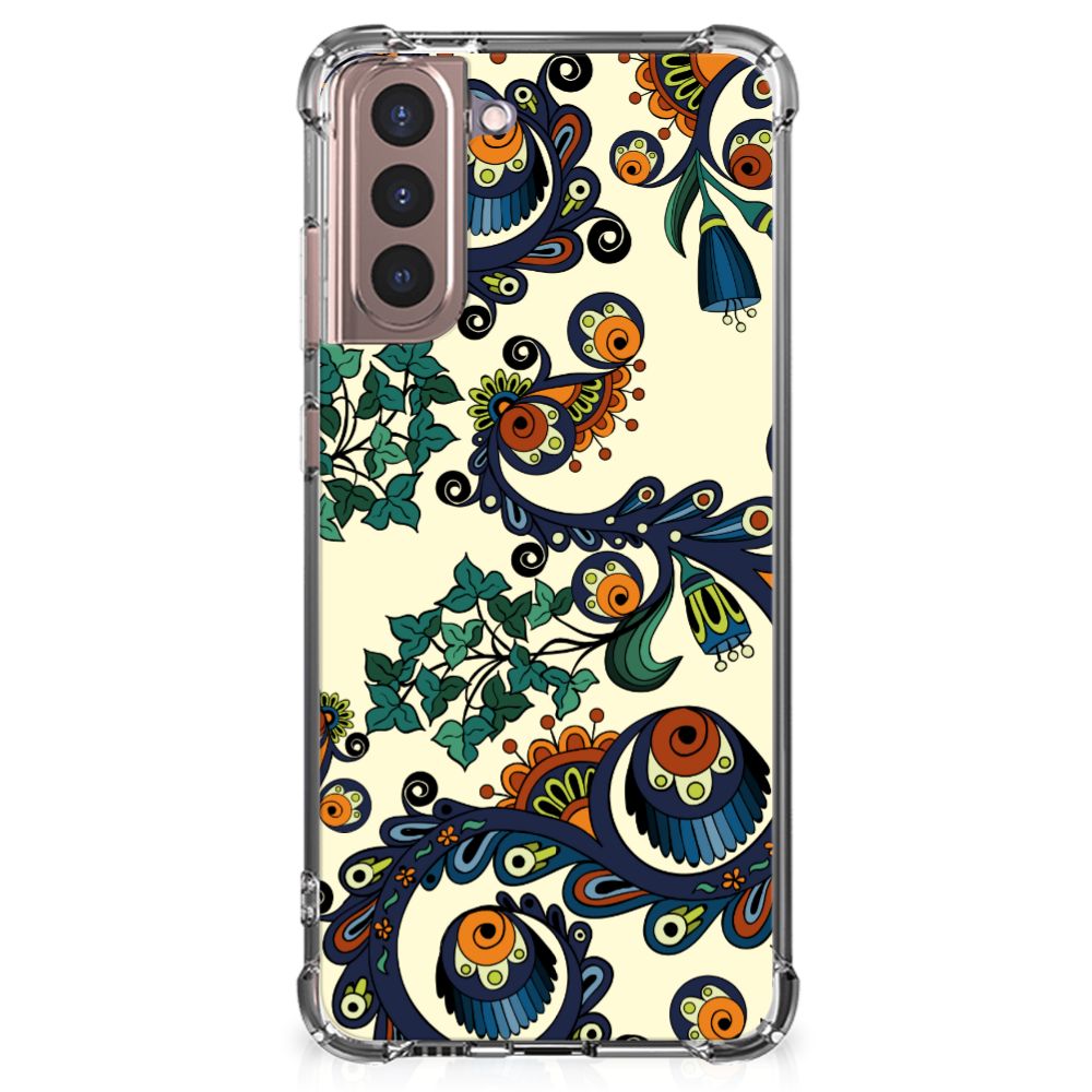 Anti Shock Case Samsung Galaxy S21 Plus Barok Flower B2C Telecom