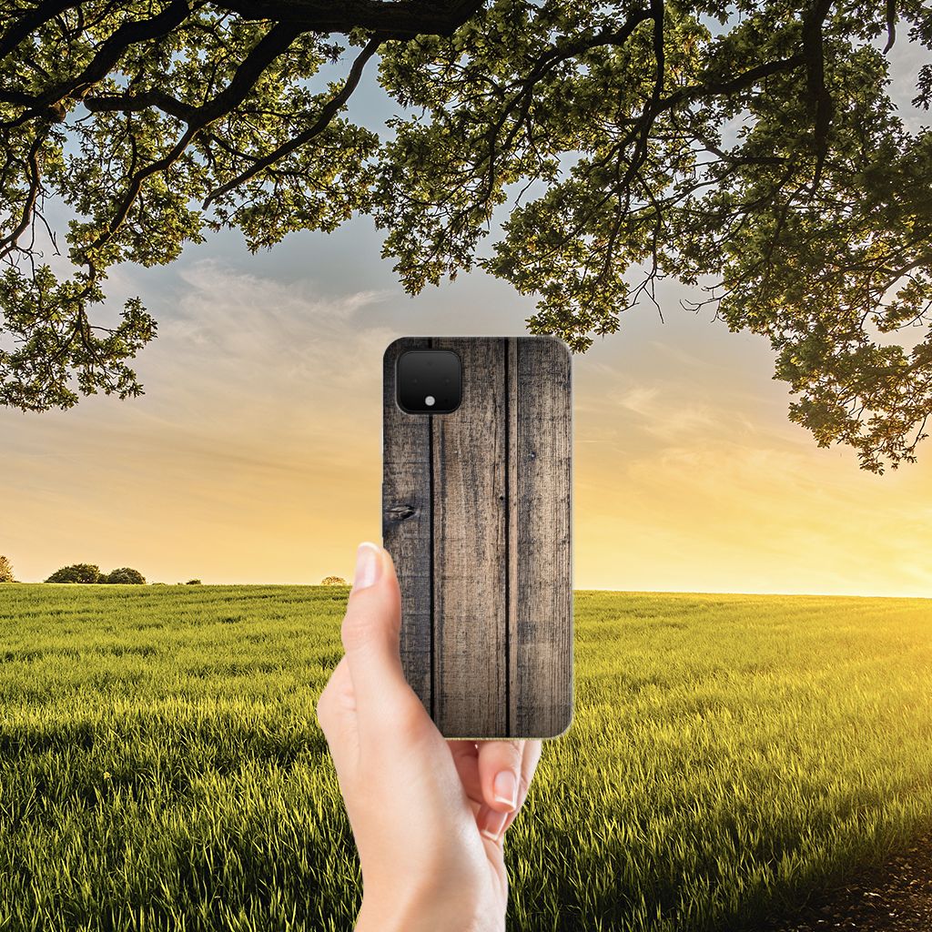 Google Pixel 4 XL Bumper Hoesje Steigerhout B2C Telecom