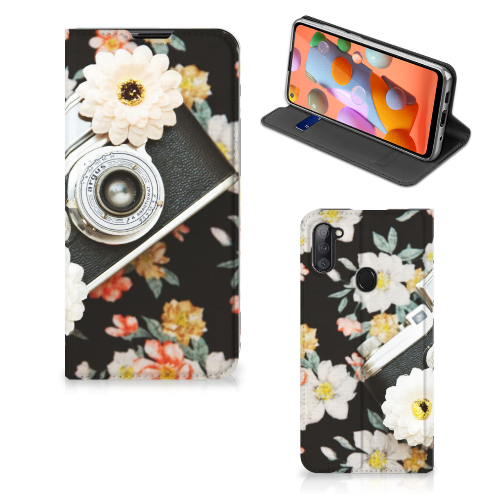 Samsung Galaxy M11 | A11 Stand Case Vintage Camera