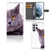 Samsung Galaxy S22 Ultra Telefoonhoesje met Pasjes Kat