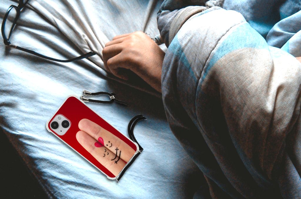iPhone 14 Plus Anti Shock Bumper Case Liefde - Origineel Romantisch Cadeau B2C Telecom