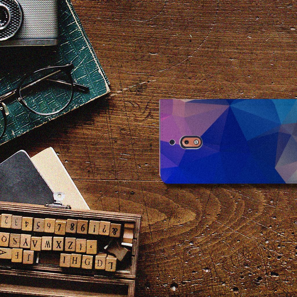 Nokia 2.1 2018 Stand Case Polygon Dark