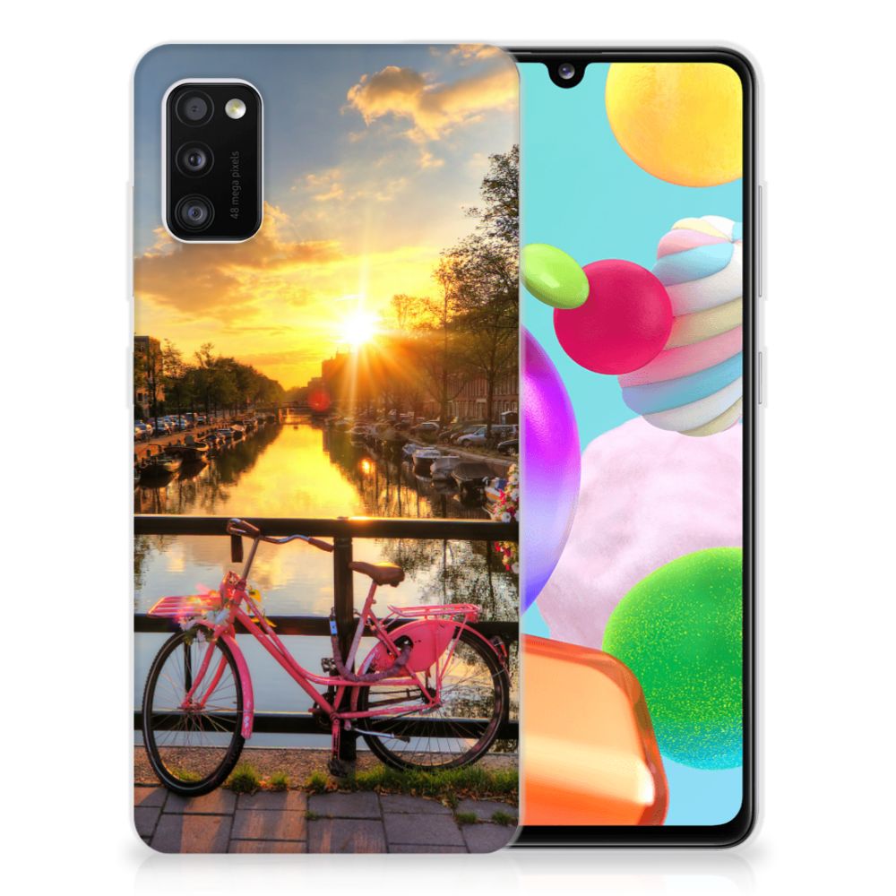 Samsung Galaxy A41 Siliconen Back Cover Amsterdamse Grachten B2C Telecom