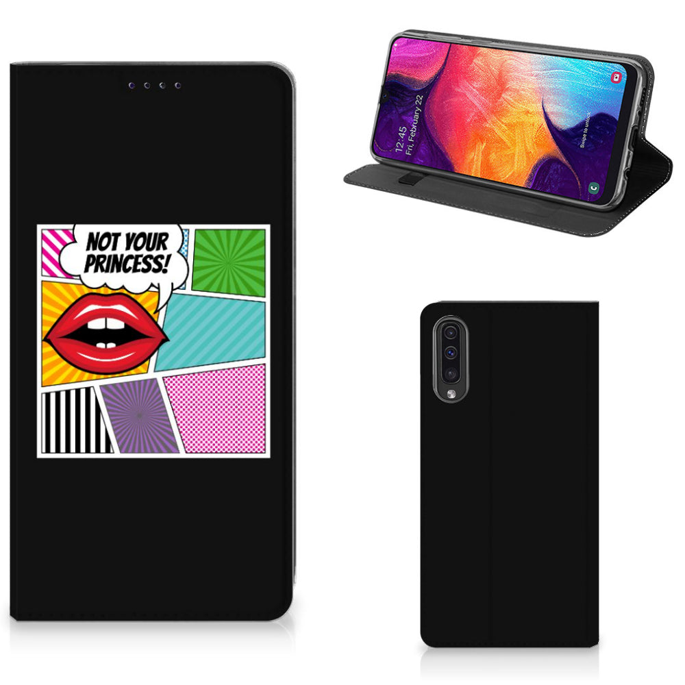 Samsung Galaxy A50 Hippe Standcase Popart Princess
