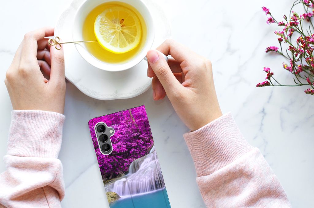 Samsung Galaxy A34 Book Cover Waterval - B2C Telecom