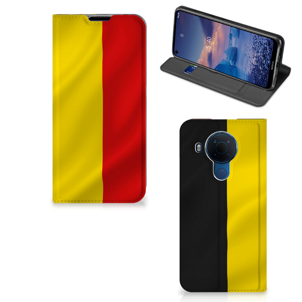 Nokia 5.4 Standcase Belgische Vlag - B2C Telecom
