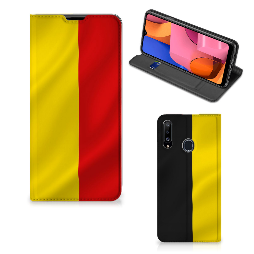 Samsung Galaxy A20s Standcase Belgische Vlag - B2C Telecom