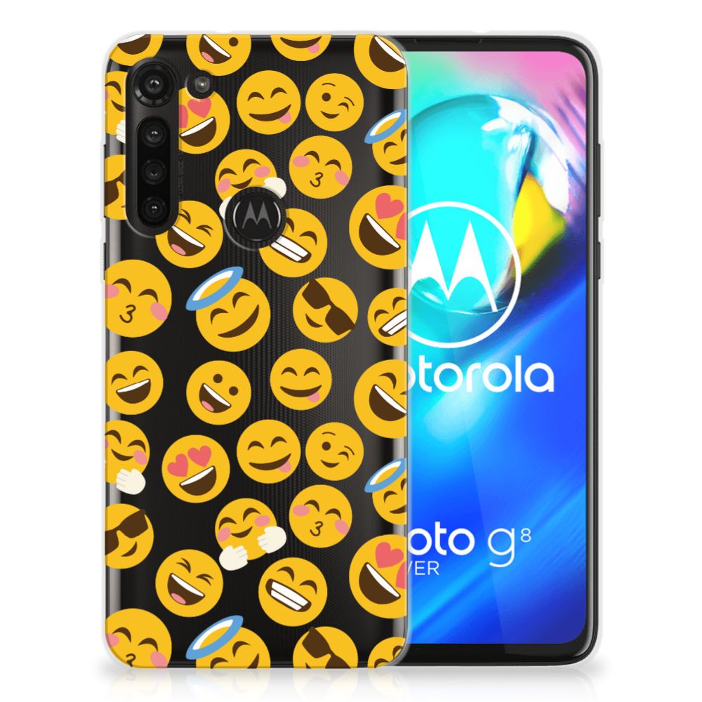 Motorola Moto G8 Power TPU bumper Emoji