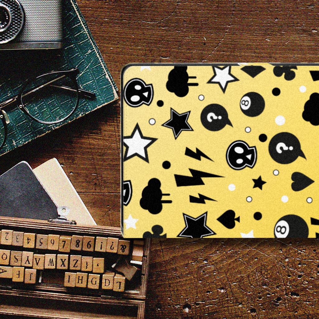 Tablettasje Samsung Galaxy Tab A8 2021/2022 Punk Geel