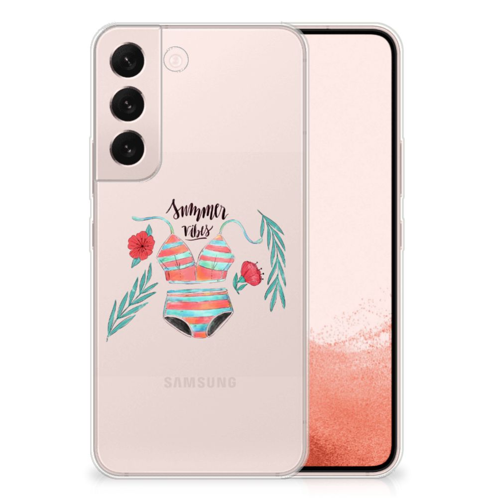 Samsung Galaxy S22 Telefoonhoesje met Naam Boho Summer