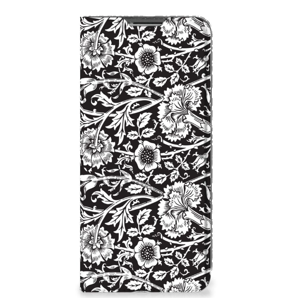 OPPO Find X5 Lite | Reno7 5G Smart Cover Black Flowers - B2C Telecom