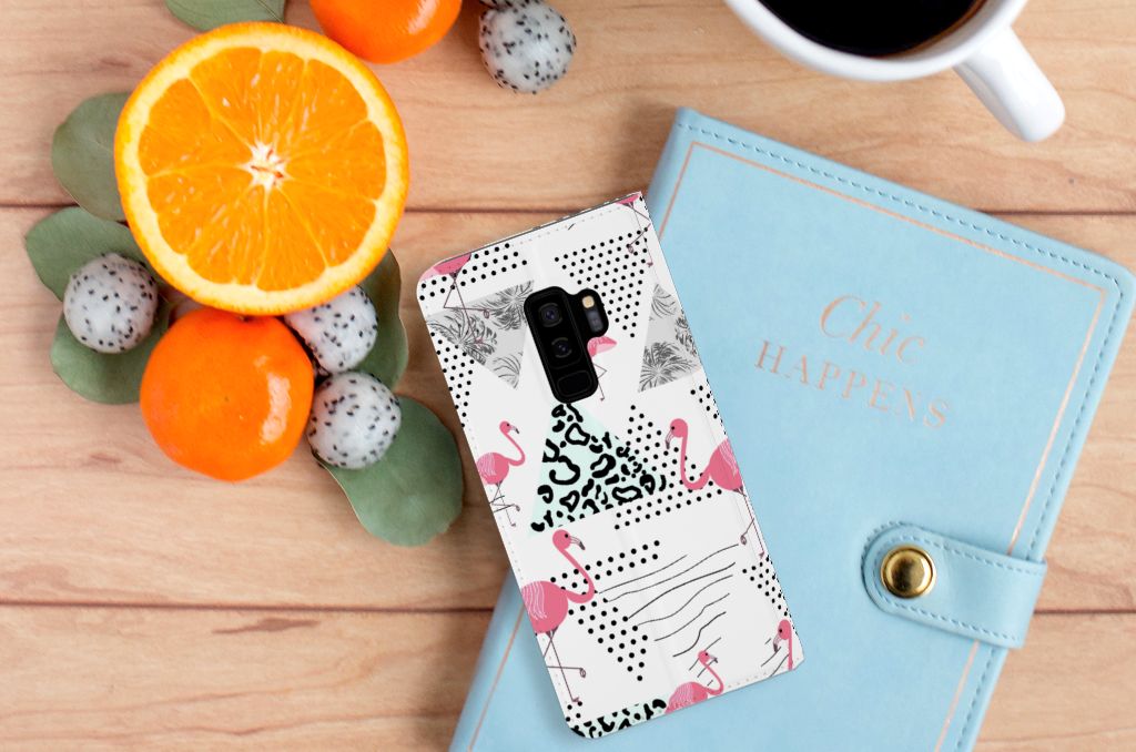 Samsung Galaxy S9 Plus Hoesje maken Flamingo Triangle