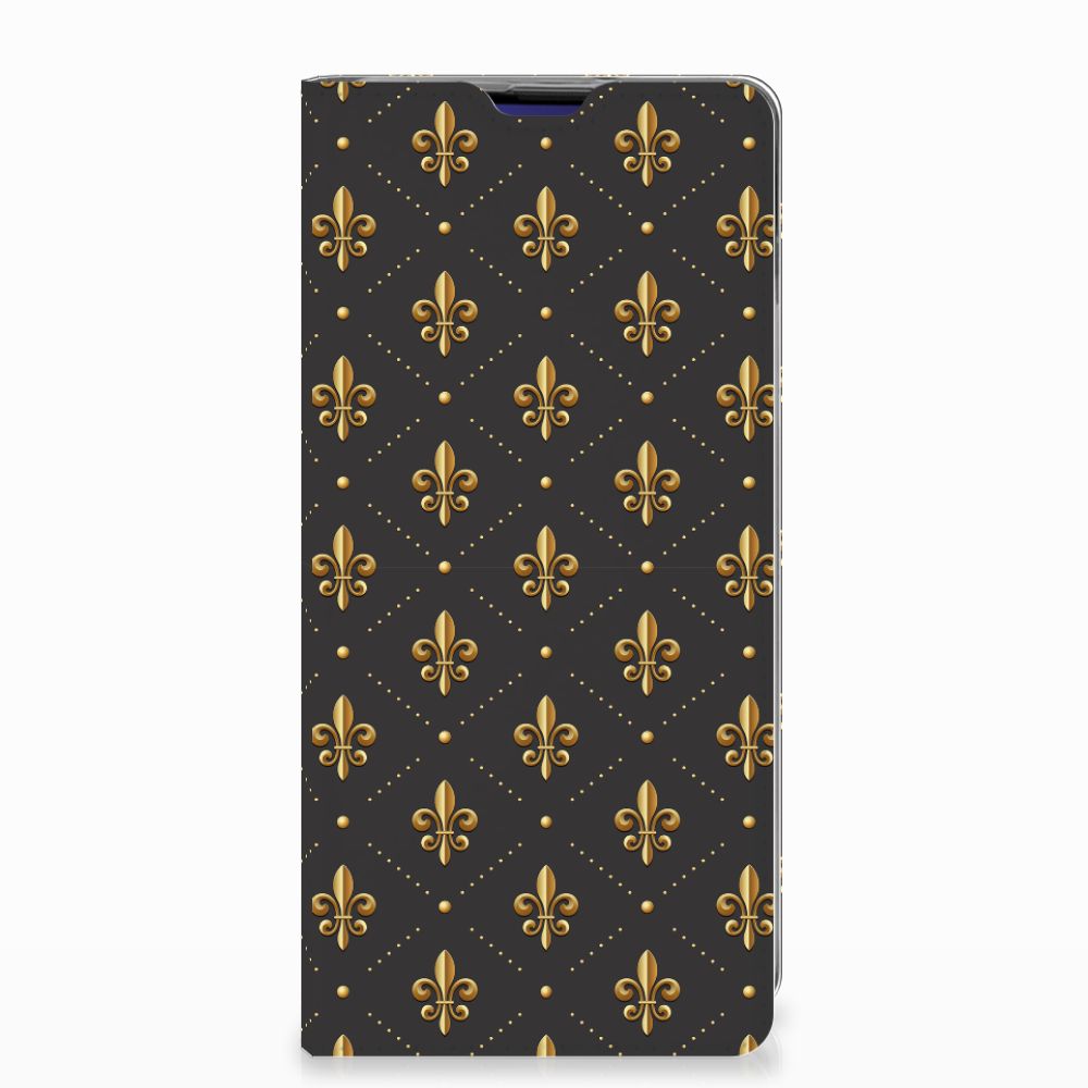 Samsung Galaxy S10 Plus Hoesje met Magneet Franse Lelie