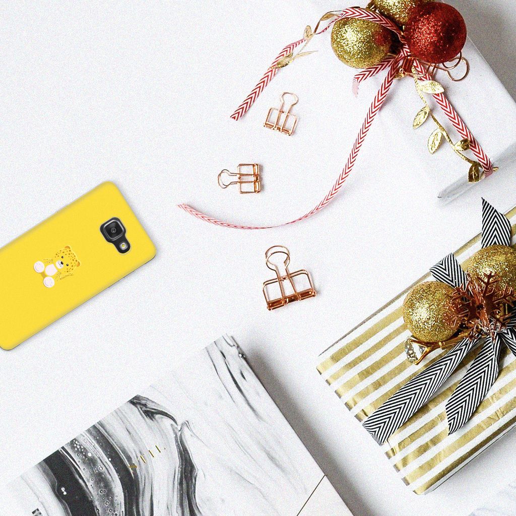 Samsung Galaxy A3 2016 Telefoonhoesje met Naam Baby Leopard