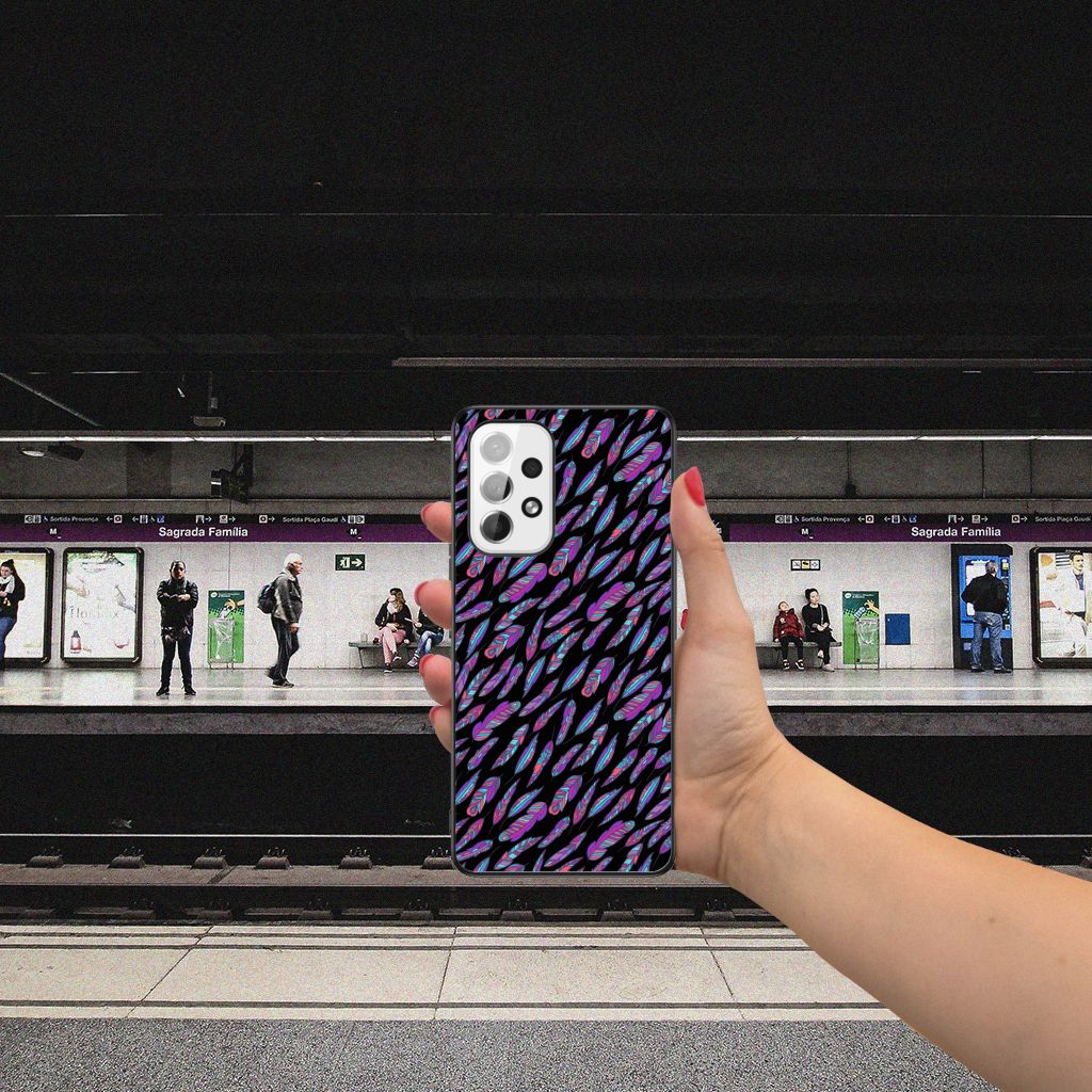 Samsung Galaxy A53 Back Case Feathers Color B2C Telecom