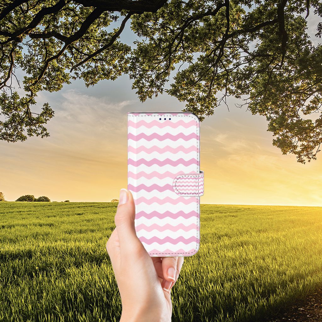 OnePlus Nord CE 2 Telefoon Hoesje Waves Roze