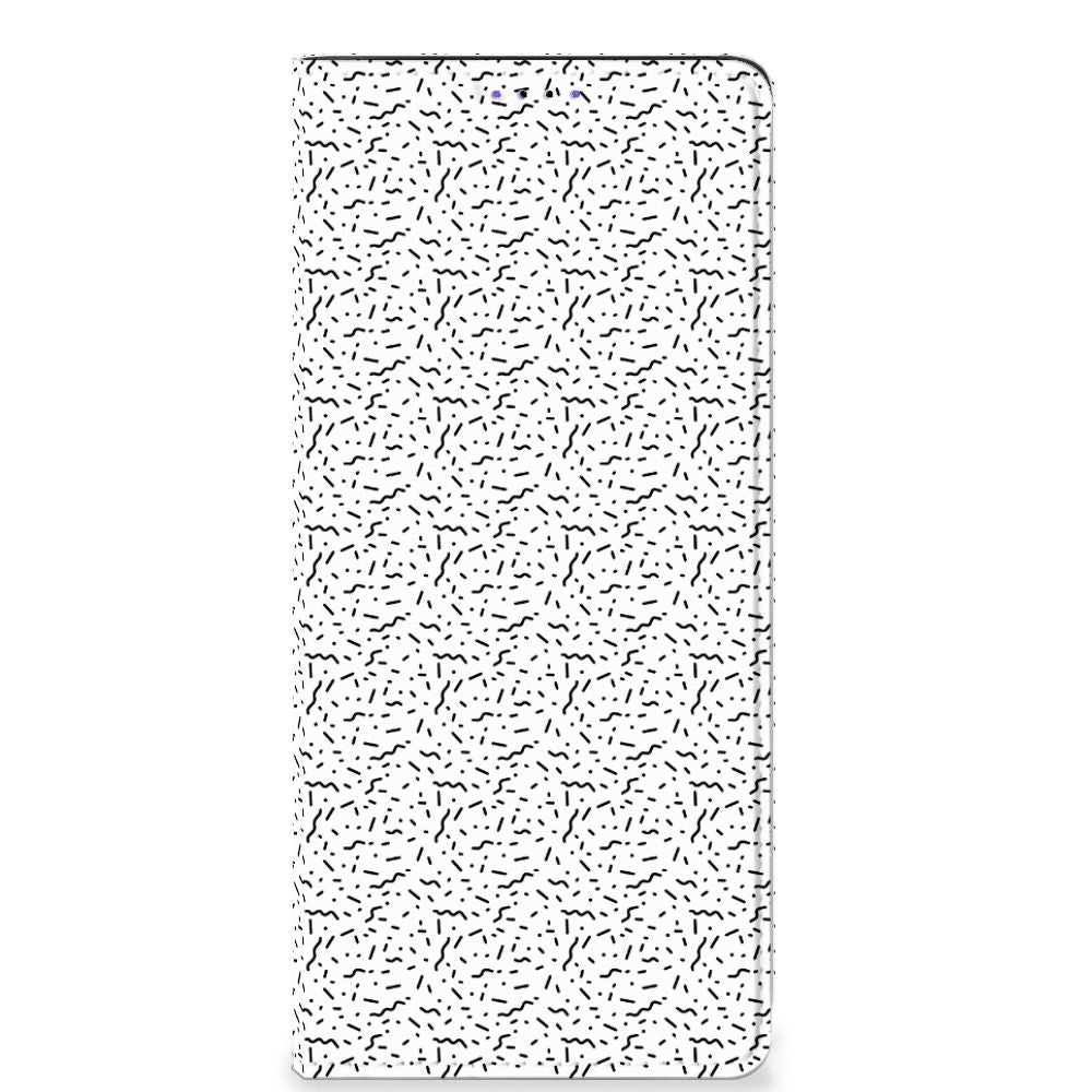 Samsung Galaxy A22 5G Hoesje met Magneet Stripes Dots - B2C Telecom