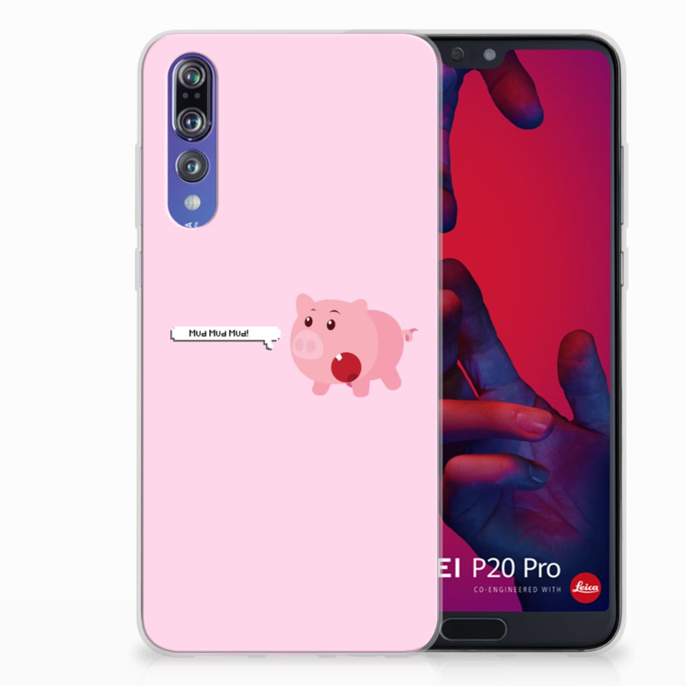 Huawei P20 Pro Telefoonhoesje met Naam Pig Mud