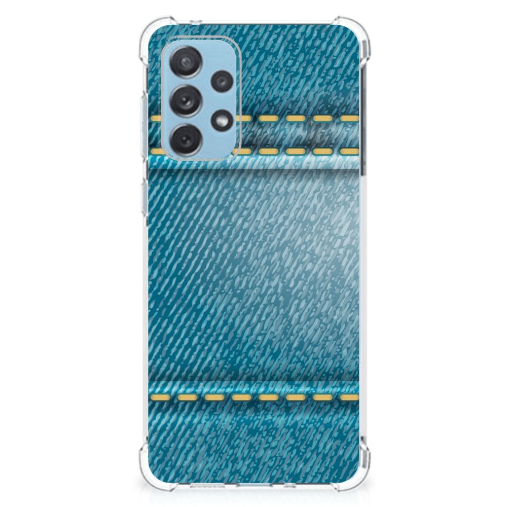 Samsung Galaxy A73 Anti Shock Bumper Case Jeans B2C Telecom