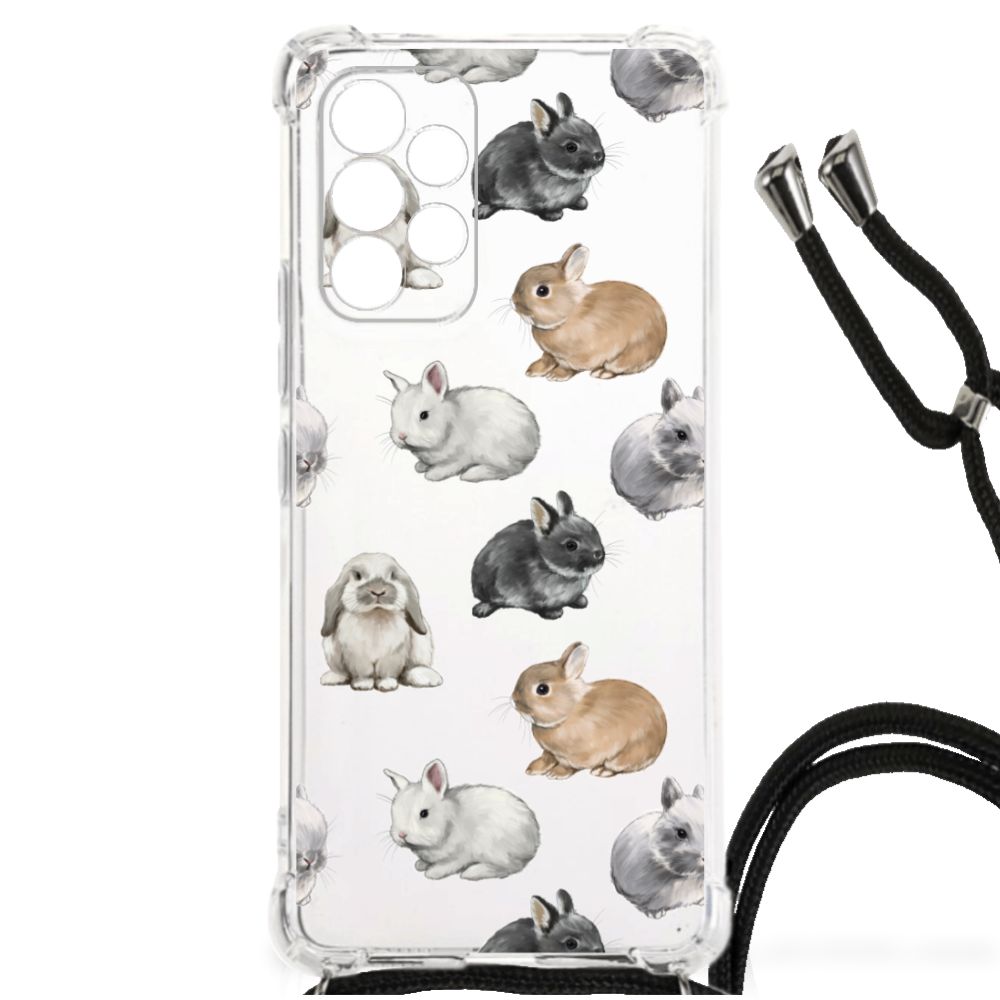 Case Anti-shock voor Samsung Galaxy A53 Konijntjes