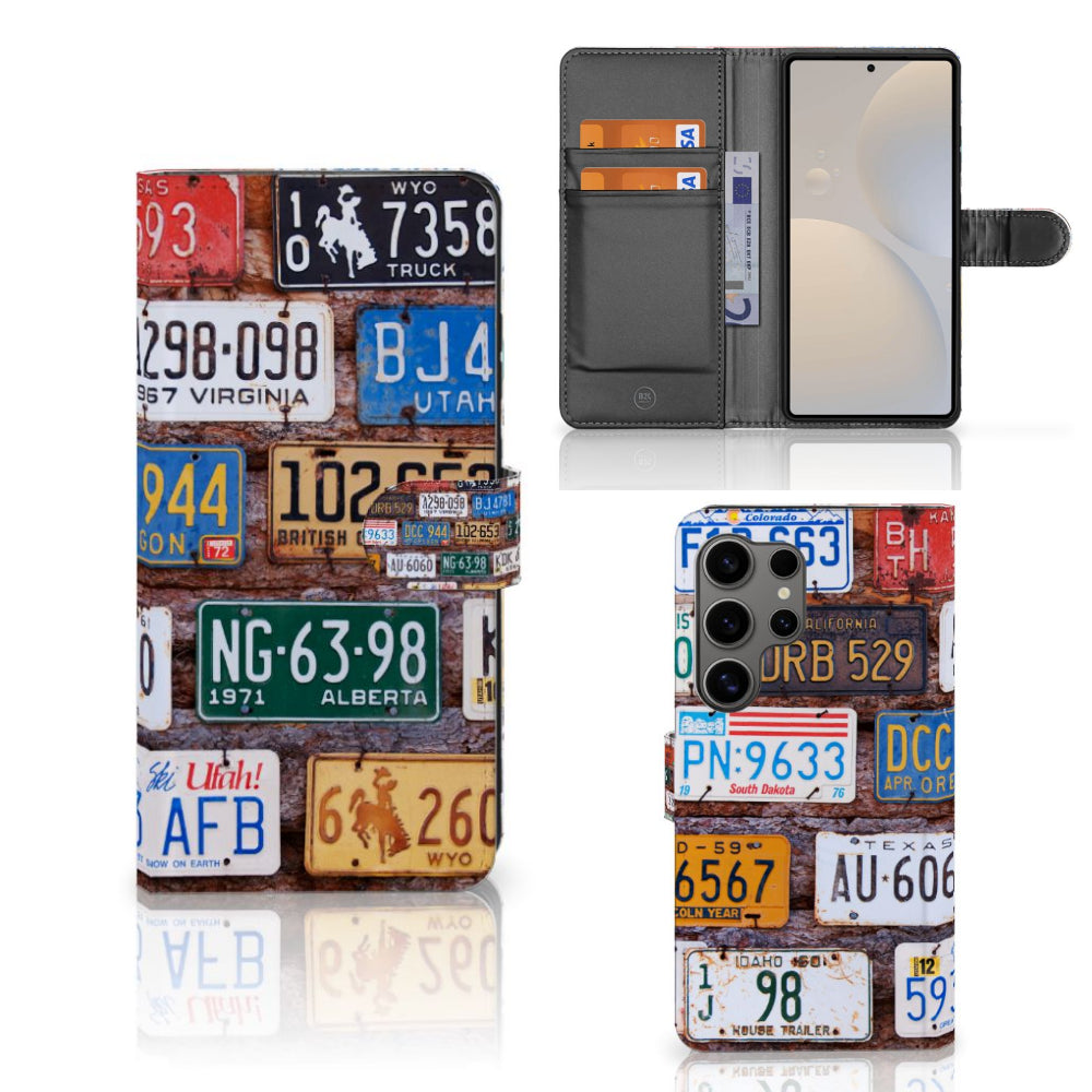 Samsung Galaxy S25 Ultra Telefoonhoesje met foto Kentekenplaten