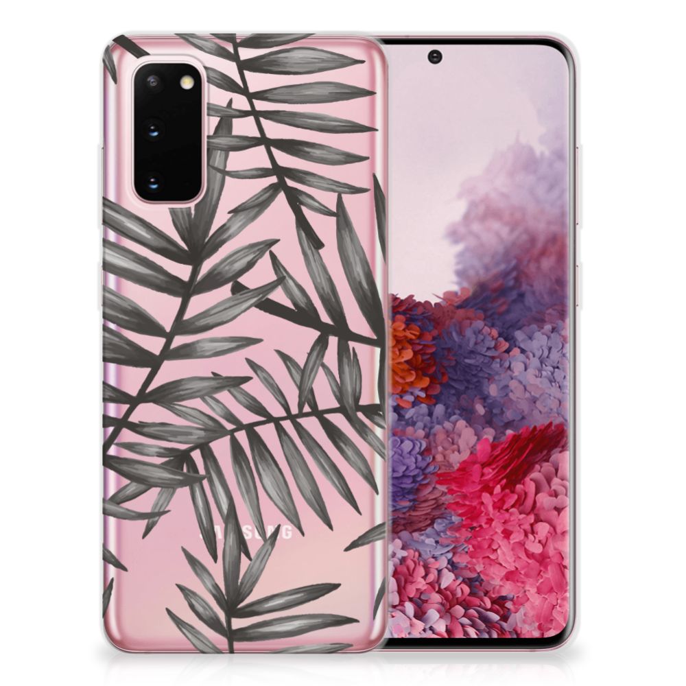 Samsung Galaxy S20 TPU Case Leaves Grey B2C Telecom
