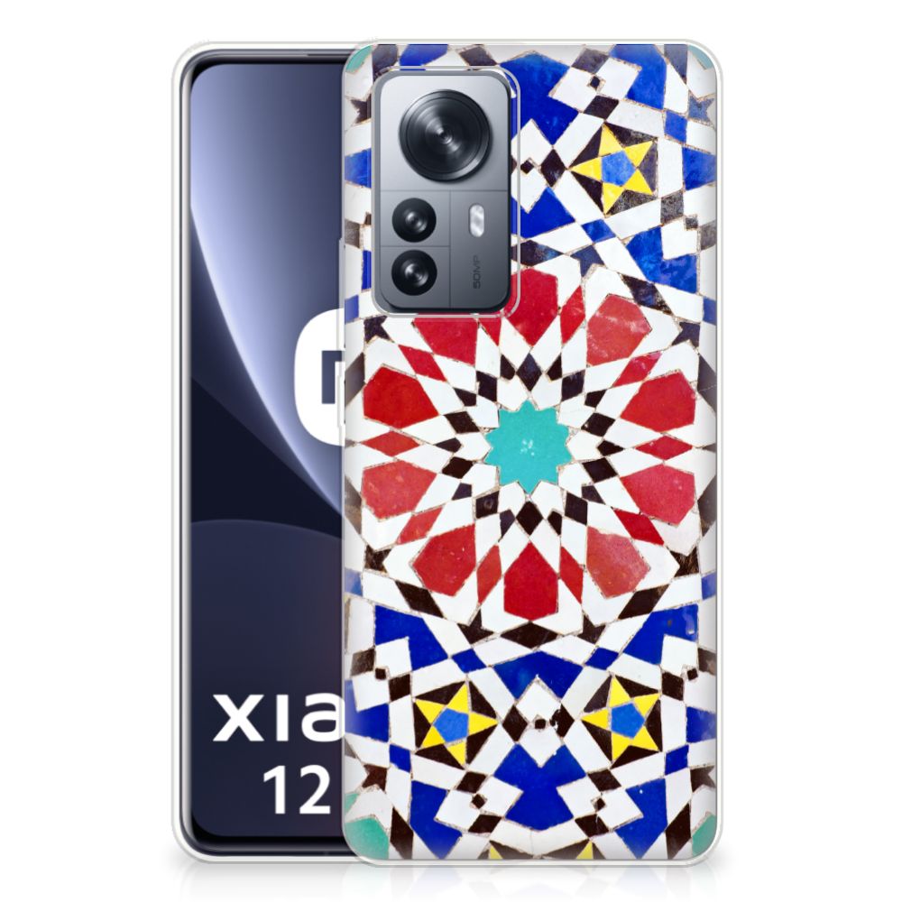 Xiaomi 12 Pro TPU Siliconen Hoesje Mozaïek B2C Telecom
