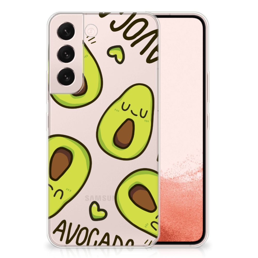 Samsung Galaxy S22 Telefoonhoesje met Naam Avocado Singing
