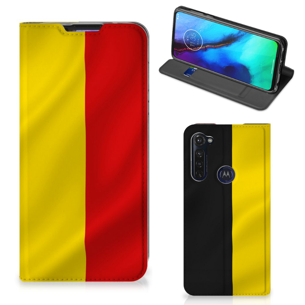 Motorola Moto G Pro Standcase Belgische Vlag - B2C Telecom