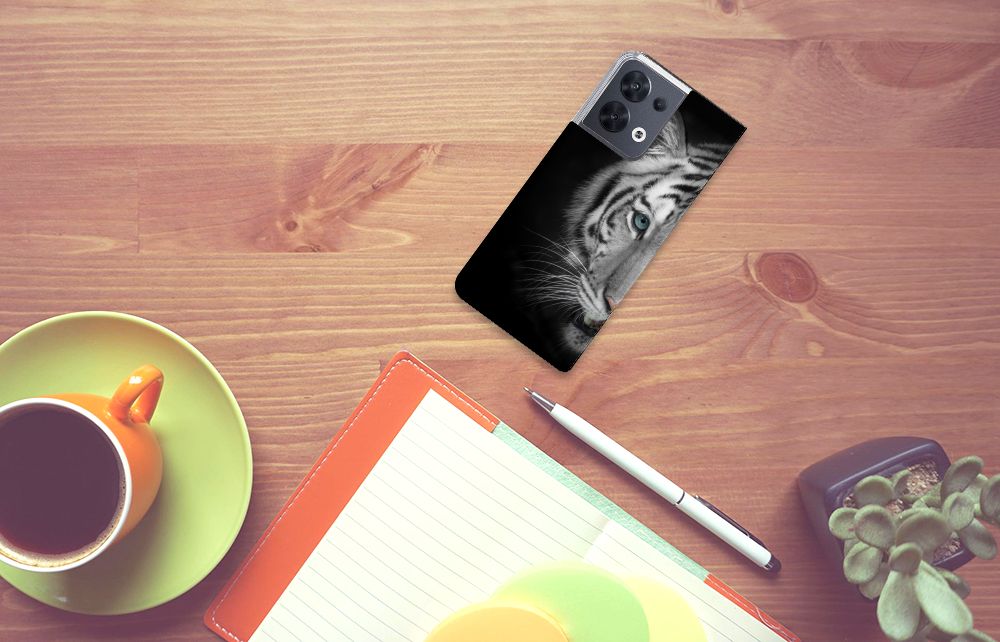 OPPO Reno8 Hoesje maken Tijger - B2C Telecom