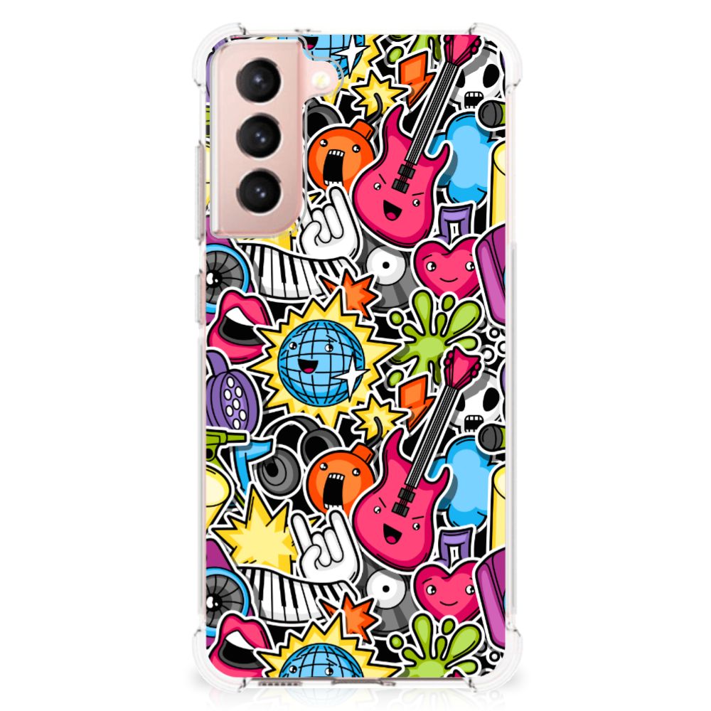 Samsung Galaxy S21 FE Anti Shock Bumper Case Punk Rock