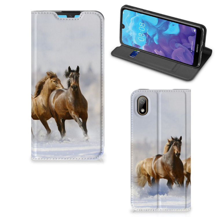 Huawei Y5 (2019) Hoesje maken Paarden - B2C Telecom
