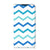 iPhone 14 Pro Hoesje met Magneet Zigzag Blauw