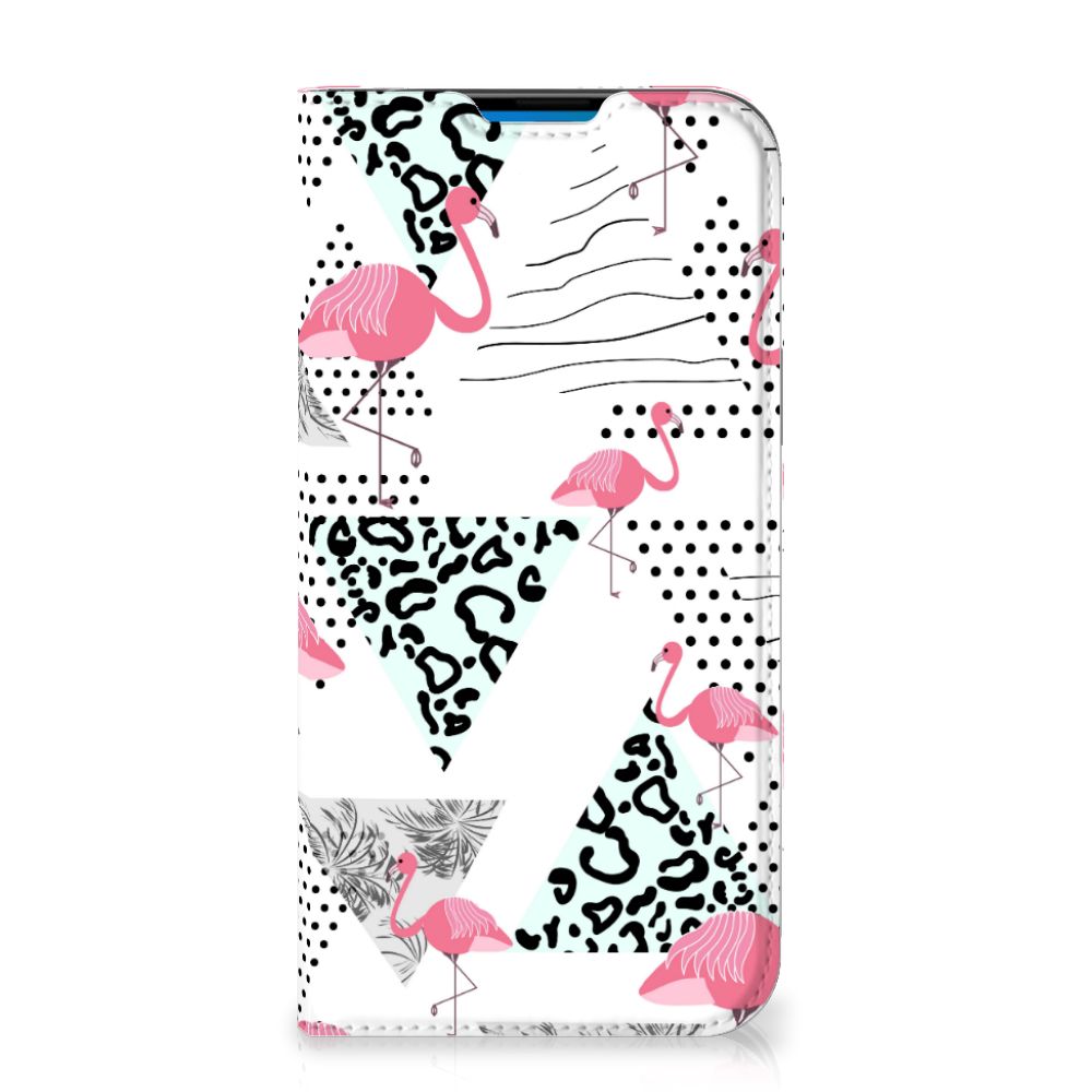 iPhone 14 Pro Max Hoesje maken Flamingo Triangle - B2C Telecom