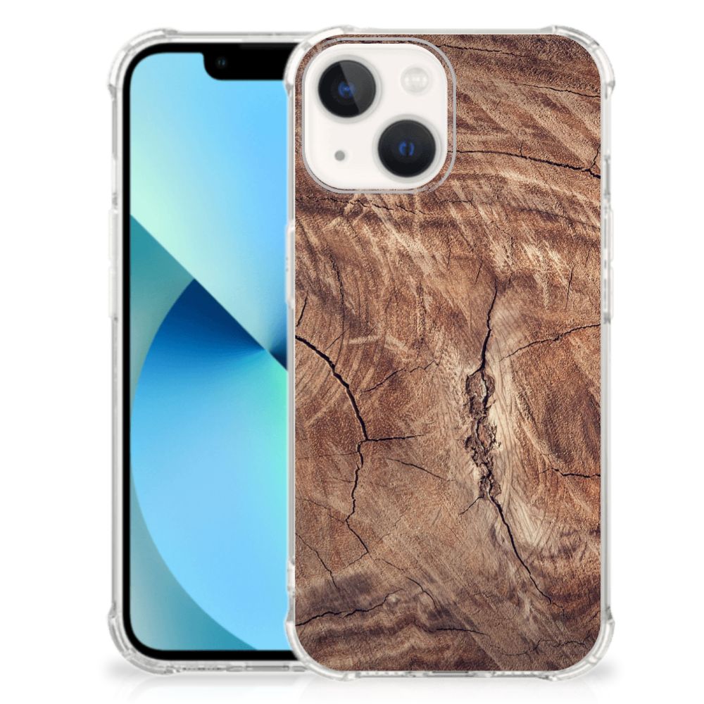 iPhone 13 mini Stevig Telefoonhoesje Tree Trunk - B2C Telecom
