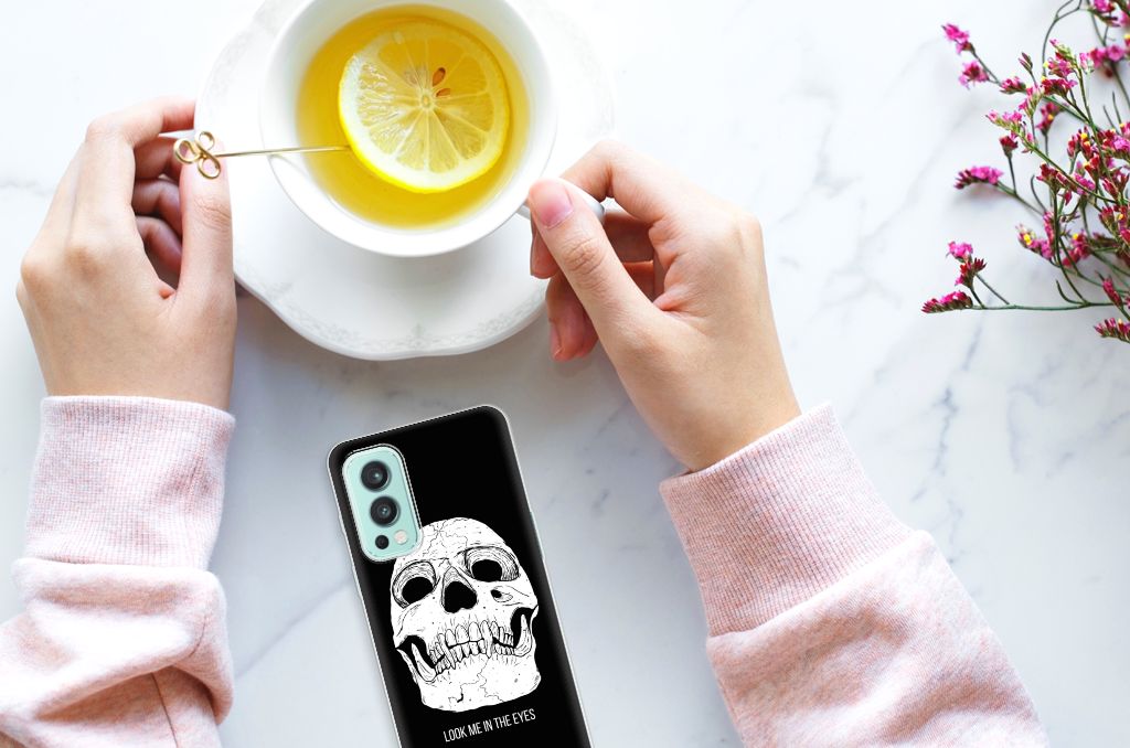 Silicone Back Case OnePlus Nord 2 5G Skull Eyes B2C Telecom