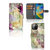 Hoesje Apple iPhone 14 Letter Painting met uniek design, pasjes en briefgeld vakjes.