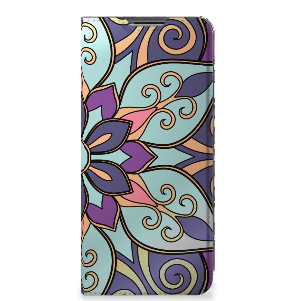 OPPO Find X5 Lite | Reno7 5G Smart Cover Purple Flower - B2C Telecom