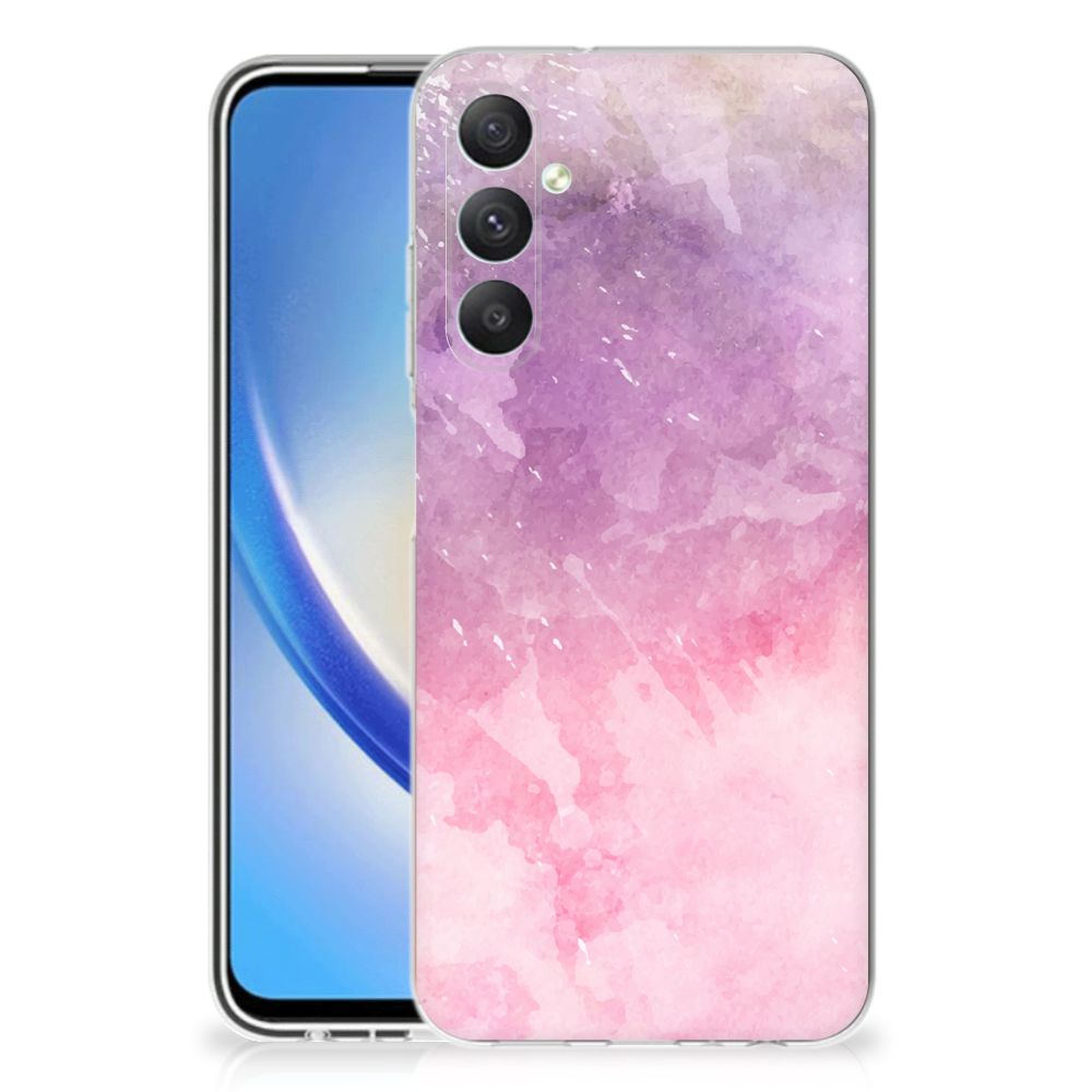 Hoesje maken Samsung Galaxy A05S Pink Purple Paint