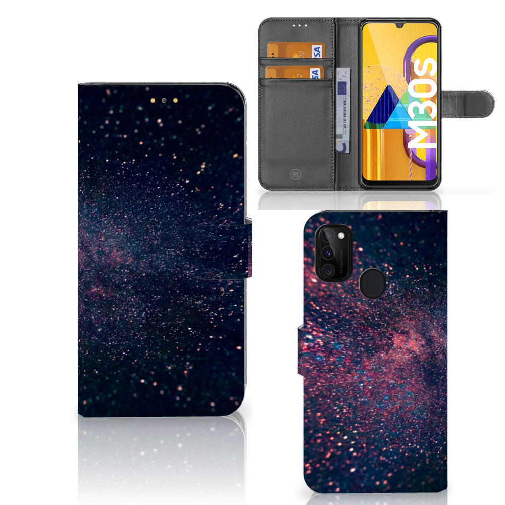 Samsung Galaxy M21 | M30s Book Case Stars