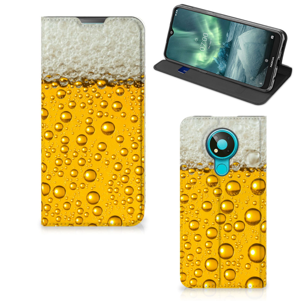 Nokia 3.4 Flip Style Cover Bier - B2C Telecom