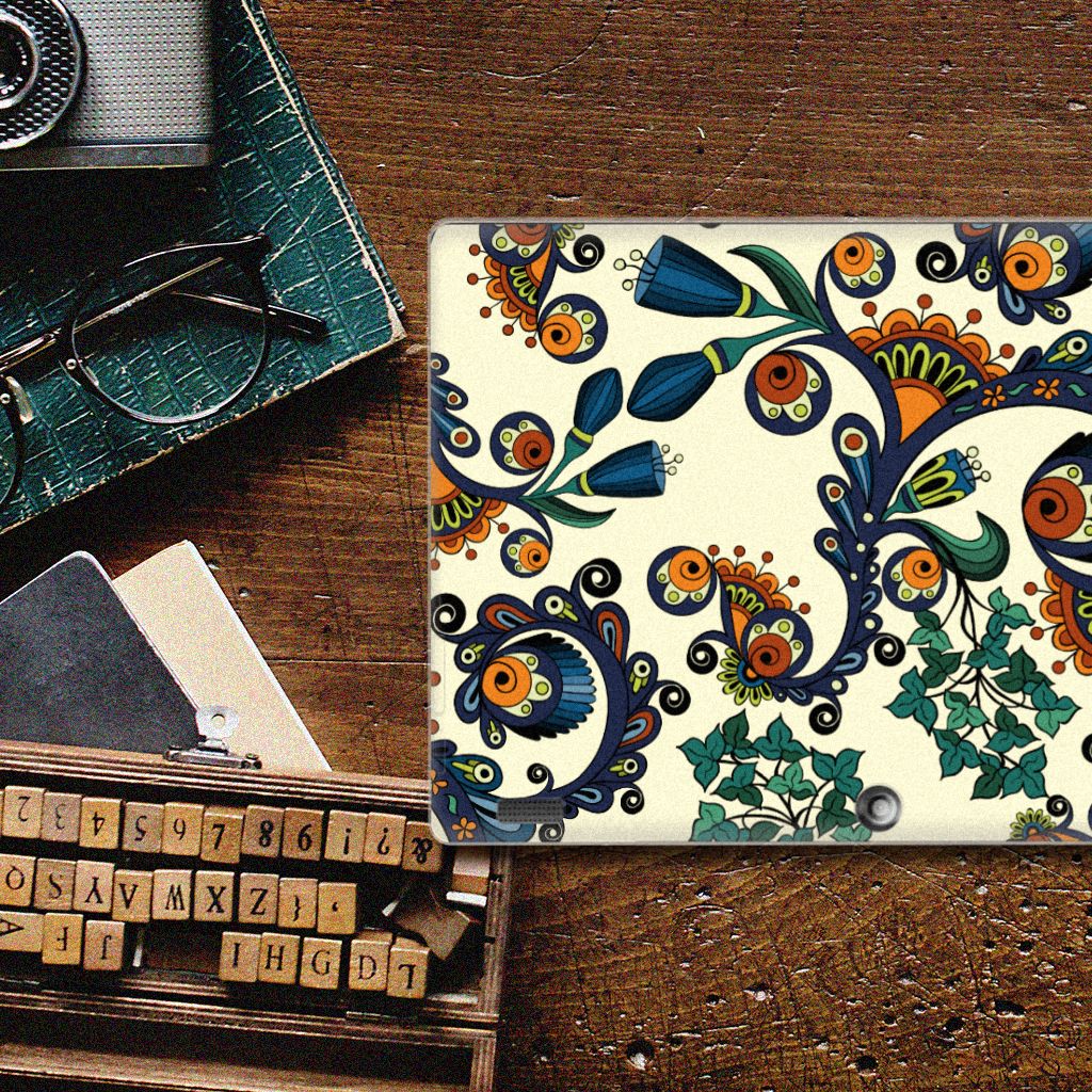 TPU Case Lenovo Tab 10 | Tab 2 A10-30 Barok Flower - B2C Telecom