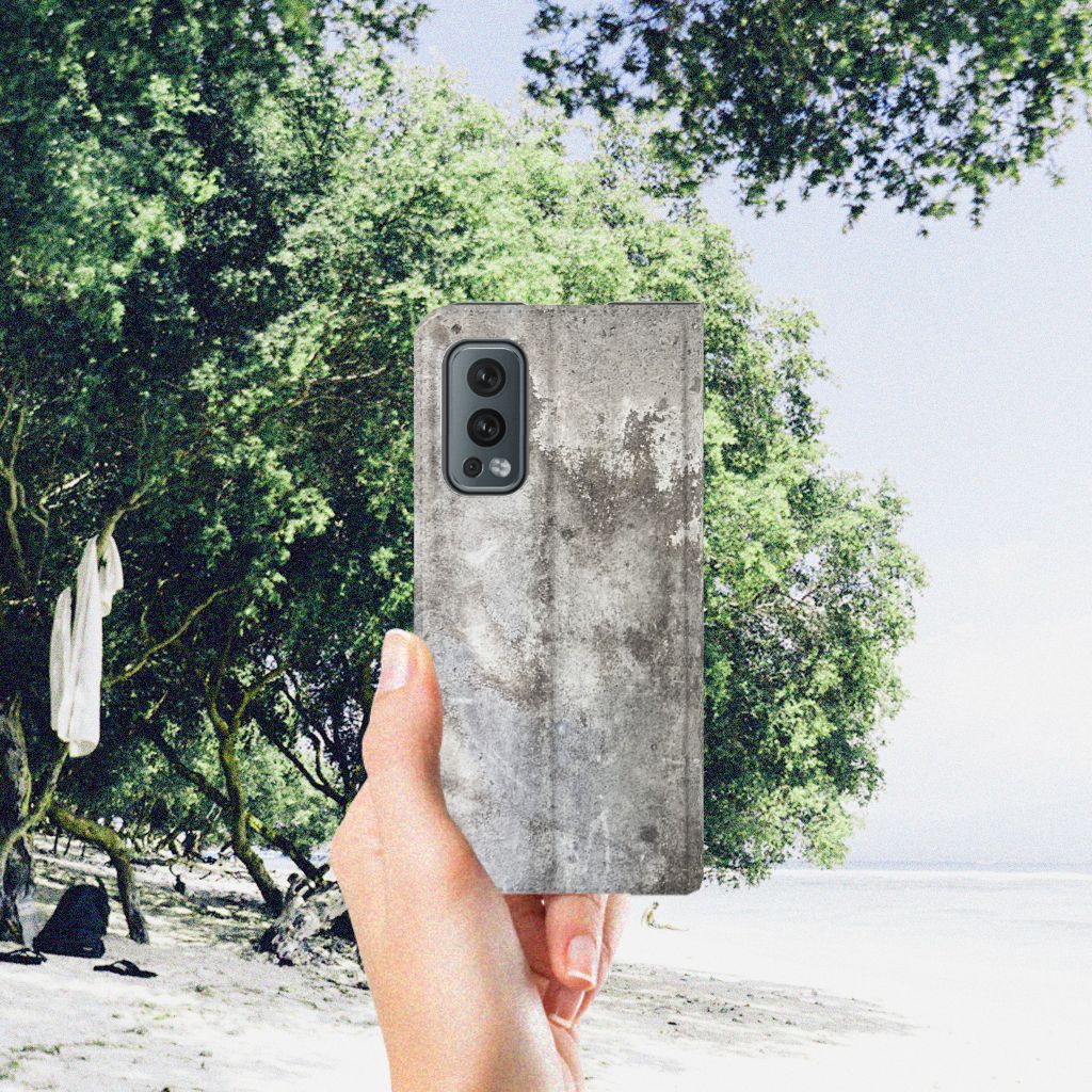 OnePlus Nord 2 5G Standcase Beton Print - B2C Telecom