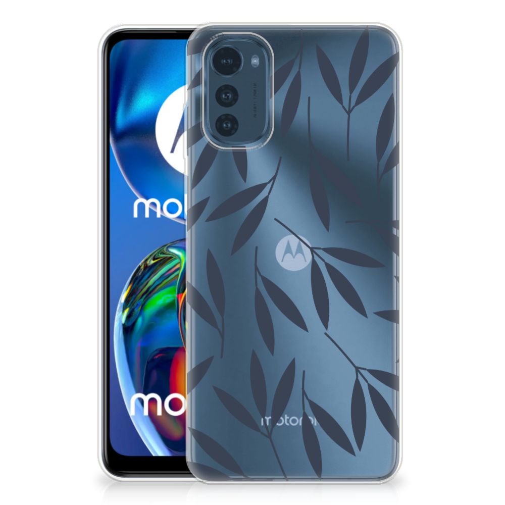 Motorola Moto E32/E32s TPU Case Leaves Blue B2C Telecom
