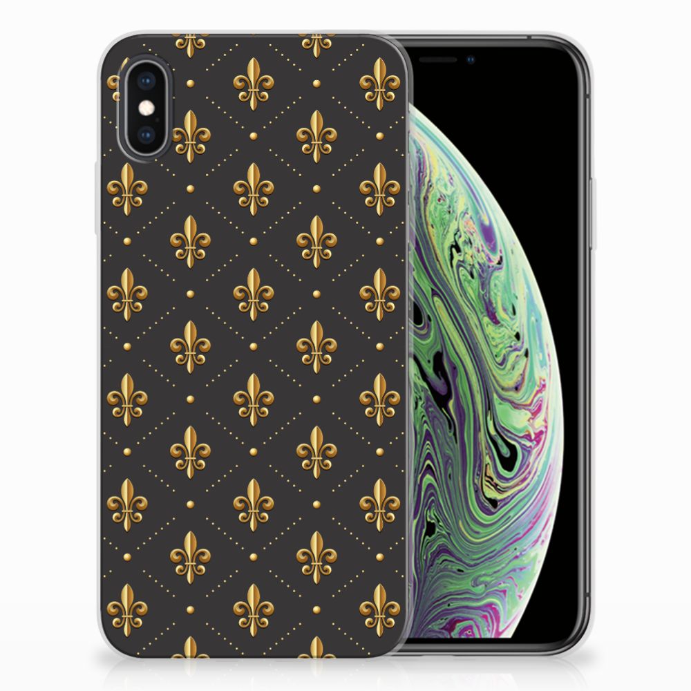 Apple iPhone Xs Max TPU bumper Franse Lelie