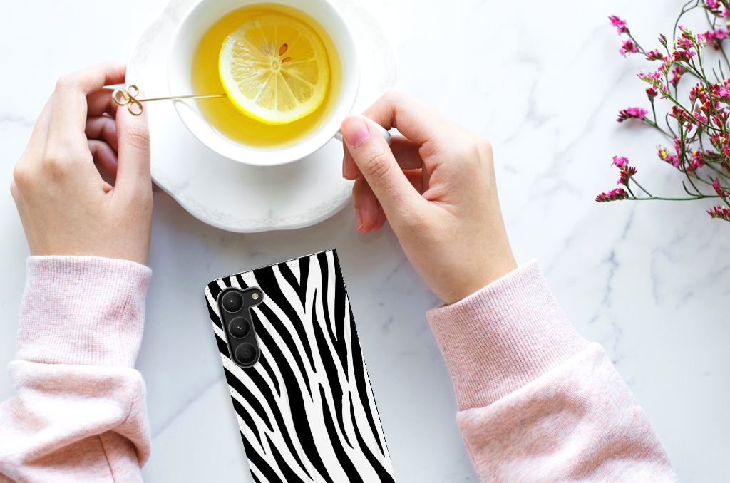 Samsung Galaxy S23 Plus Hoesje maken Zebra - B2C Telecom
