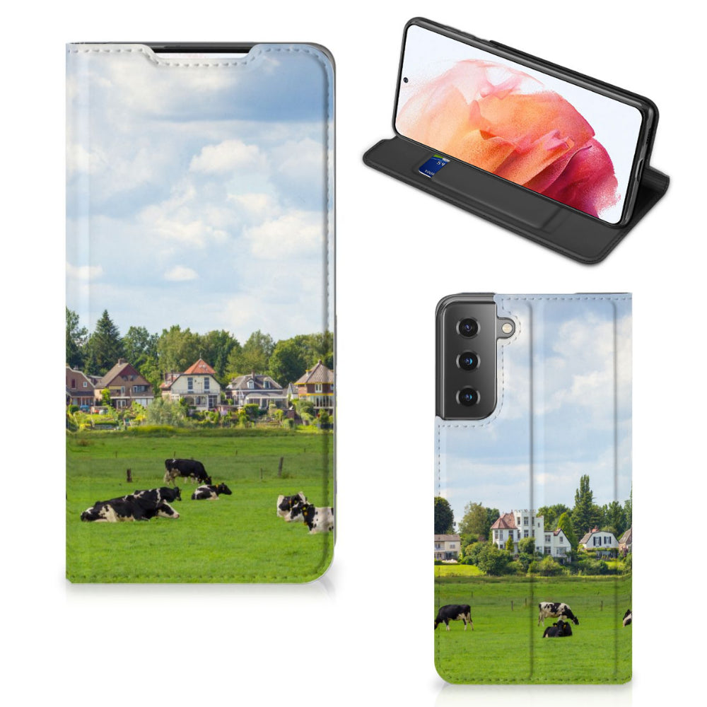 Samsung Galaxy S21 Hoesje maken Koeien